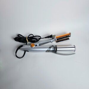 InStyler Rotating Hair Straightening Curling Hot Iron 1 1/4" IS1001 EUC Tested